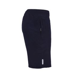 Whitedot Navy Blue Training Shorts - Zipper Pockets Whitedot Navy Blue Training Shorts - Zipper Pockets