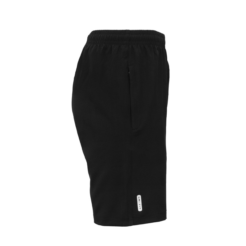 Whitedot Black Training Shorts - Zipper Pockets Whitedot Black Training Shorts - Zipper Pockets