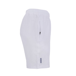 Whitedot White Training Shorts - Zipper Pockets Whitedot White Training Shorts - Zipper Pockets