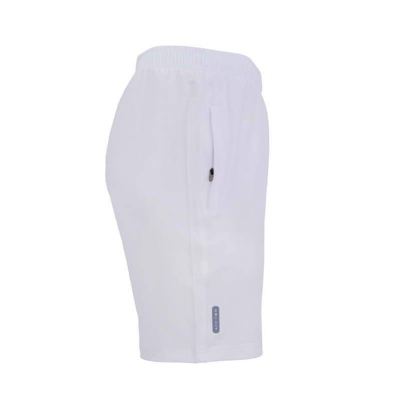 Whitedot White Training Shorts - Zipper Pockets Whitedot White Training Shorts - Zipper Pockets