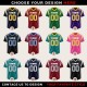 Custom Football Jersey for Men and Women with Name and Number Personalisation Custom Football Jersey for Men and Women with Name and Number Personalisation