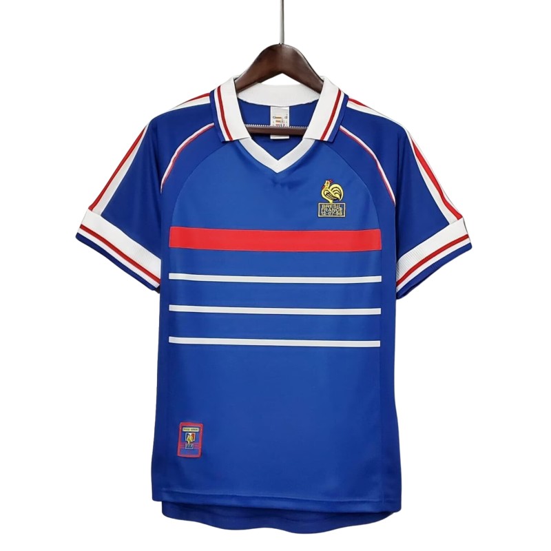 France 1998 Home Retro Football Jersey