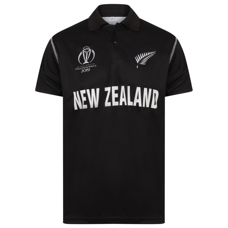 New Zealand ODI World Cup 2019 Half Sleeves Cricket Fan Jersey - 100% Dryfit Polyester - With Name Personalisation New Zealand ODI World Cup 2019 Half Sleeves Cricket Fan Jersey - 100% Dryfit Polyester - With Name Personalisation