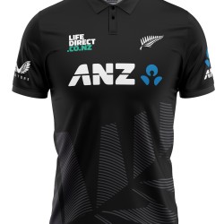 New Zealand ODI World Cup 2025 Half Sleeves Cricket Fan Jersey - 100% Dryfit Polyester - With Name Personalisation New Zealand ODI World Cup 2025 Half Sleeves Cricket Fan Jersey - 100% Dryfit Polyester - With Name Personalisation