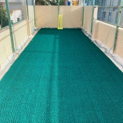 Outdoor Cricket Pitch Coir Mat - Green Premium