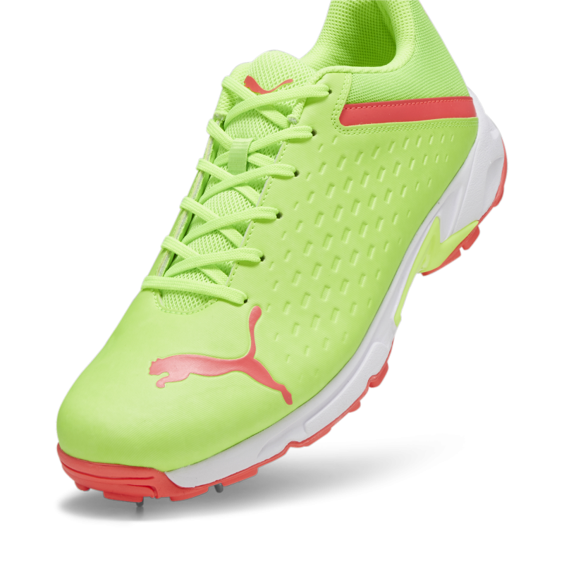 Puma 22.2 Spike Unisex Cricket Shoes - Green-Parakeet Green-Fire Orchid Puma 22.2 Spike Unisex Cricket Shoes - Green-Parakeet Green-Fire Orchid