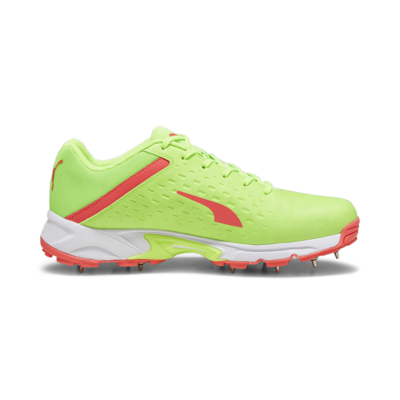 Puma 22.2 Spike Unisex Cricket Shoes - Green-Parakeet Green-Fire Orchid Puma 22.2 Spike Unisex Cricket Shoes - Green-Parakeet Green-Fire Orchid