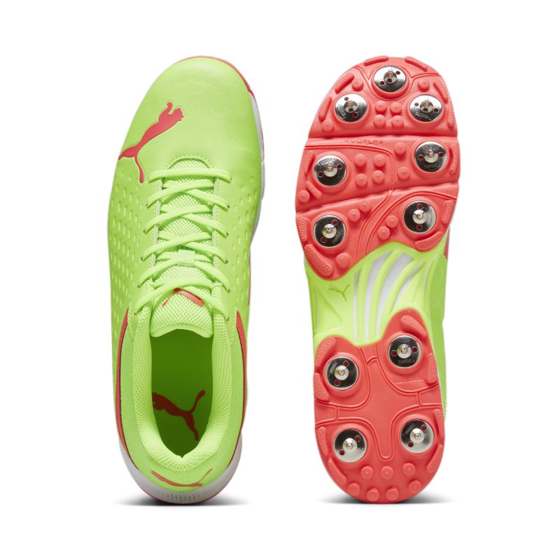 Puma 22.2 Spike Unisex Cricket Shoes - Green-Parakeet Green-Fire Orchid Puma 22.2 Spike Unisex Cricket Shoes - Green-Parakeet Green-Fire Orchid