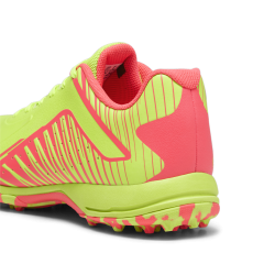 Puma 22 FH Rubber Unisex Cricket Shoes - Green-Fire Orchid Puma 22 FH Rubber Unisex Cricket Shoes - Green-Fire Orchid