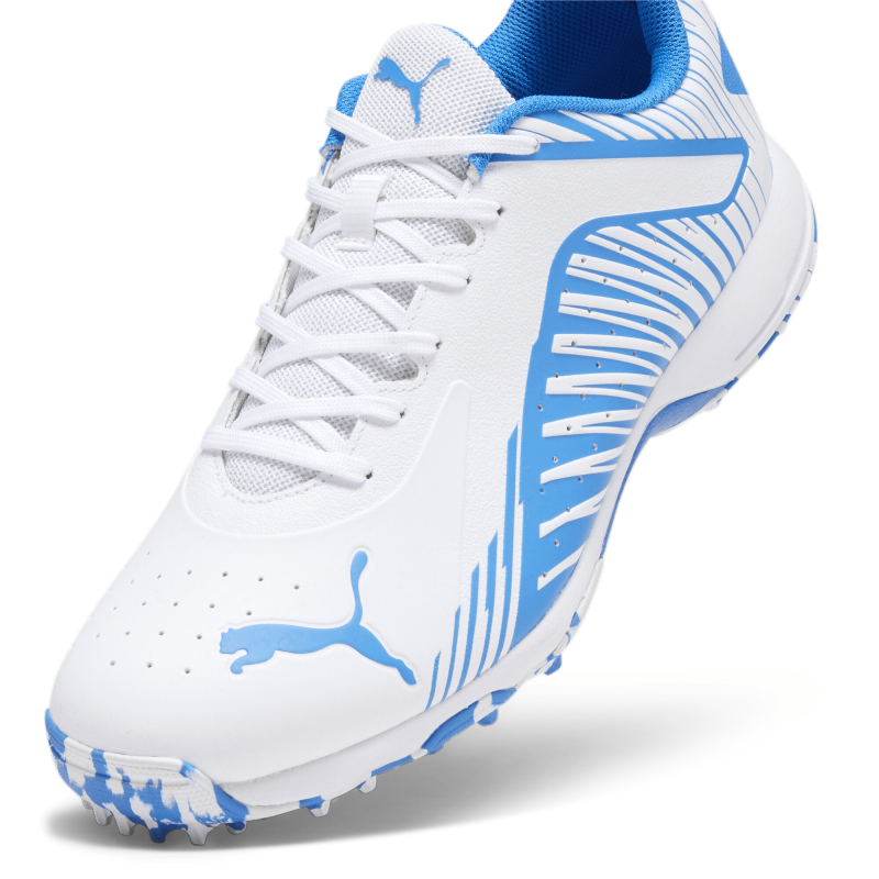 Puma 22 FH Rubber Unisex Cricket Shoes - PUMA White-Ultra Blue Puma 22 FH Rubber Unisex Cricket Shoes - PUMA White-Ultra Blue
