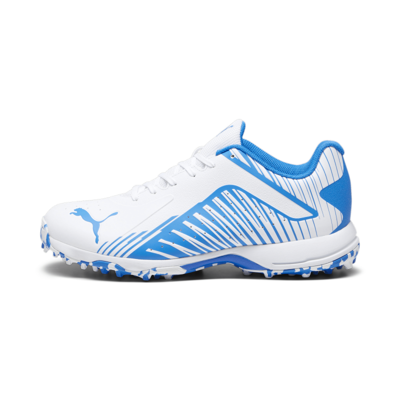 Puma 22 FH Rubber Unisex Cricket Shoes - PUMA White-Ultra Blue Puma 22 FH Rubber Unisex Cricket Shoes - PUMA White-Ultra Blue