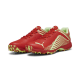 Puma 22 FH Rubber Unisex Cricket Shoes - Red-Speed Green Puma 22 FH Rubber Unisex Cricket Shoes - Red-Speed Green