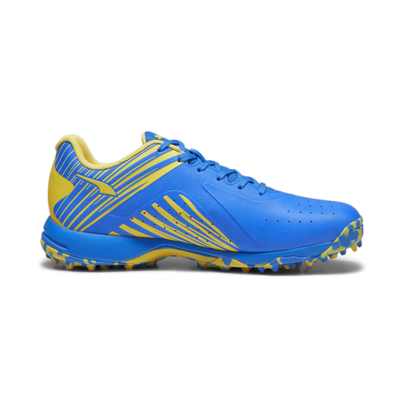 Puma 22 FH Rubber Unisex Cricket Shoes - Ultra Blue-Yellow Blaze