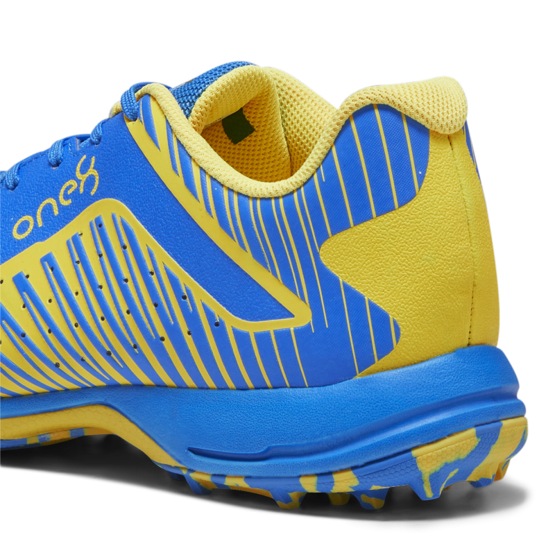 Puma 22 FH Rubber Unisex Cricket Shoes - Ultra Blue-Yellow Blaze