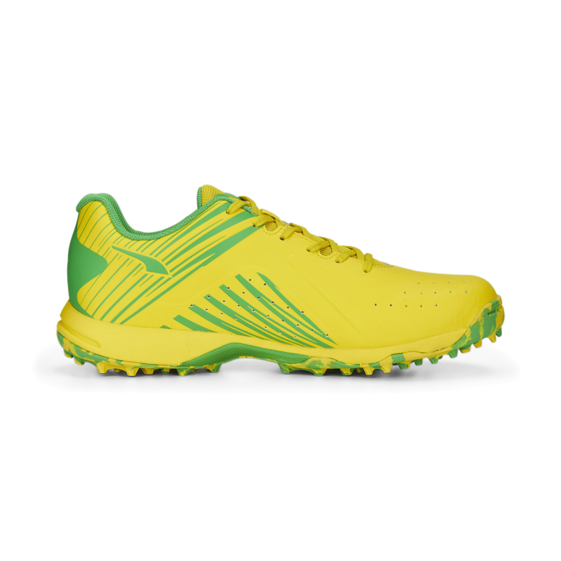 Puma 22 FH Rubber Unisex Cricket Shoes - Vibrant Yellow-PUMA Green Puma 22 FH Rubber Unisex Cricket Shoes - Vibrant Yellow-PUMA Green