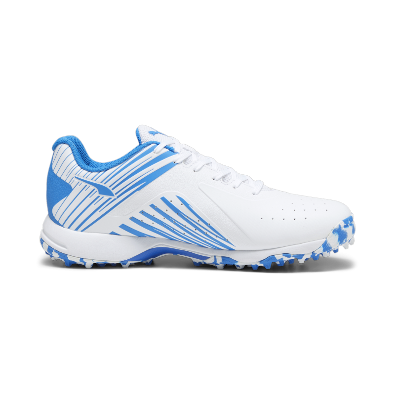 Puma 22 FH Rubber Unisex Cricket Shoes - White-Ultra Blue Puma 22 FH Rubber Unisex Cricket Shoes - White-Ultra Blue