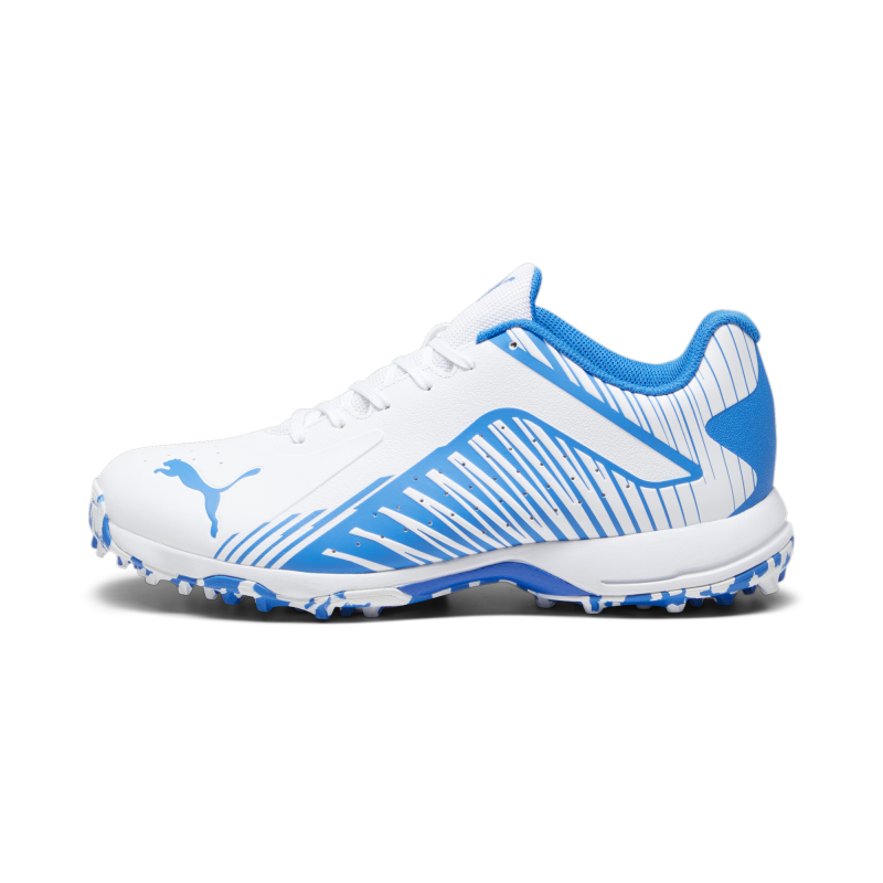 Puma 22 FH Rubber Unisex Cricket Shoes - White-Ultra Blue Puma 22 FH Rubber Unisex Cricket Shoes - White-Ultra Blue