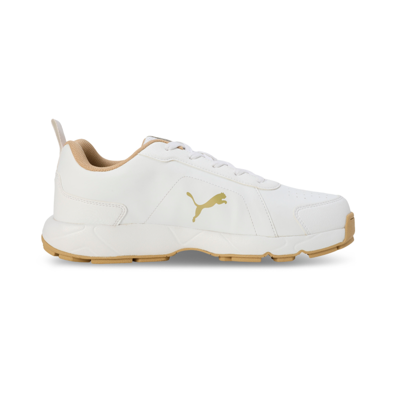 Puma Classic Cat Cricket Shoes - Metallic Gold-PUMA Silver-PUMA White-Puma Team Gold