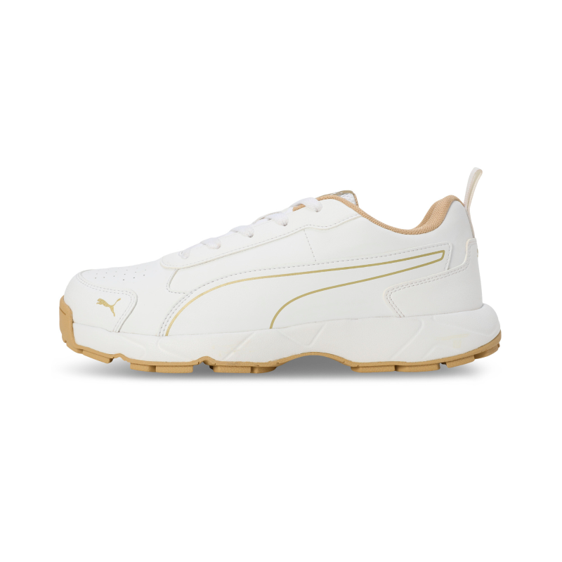 Puma Classic Cat Cricket Shoes - Metallic Gold-PUMA Silver-PUMA White-Puma Team Gold