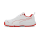 Puma Classic Cat Cricket Shoes - PUMA White-Grey Dawn-Red Blast