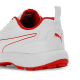 Puma Classic Cat Cricket Shoes - PUMA White-Grey Dawn-Red Blast