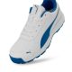 Puma Classic Cat Cricket Shoes - PUMA White-PUMA Team Royal-PUMA Silver