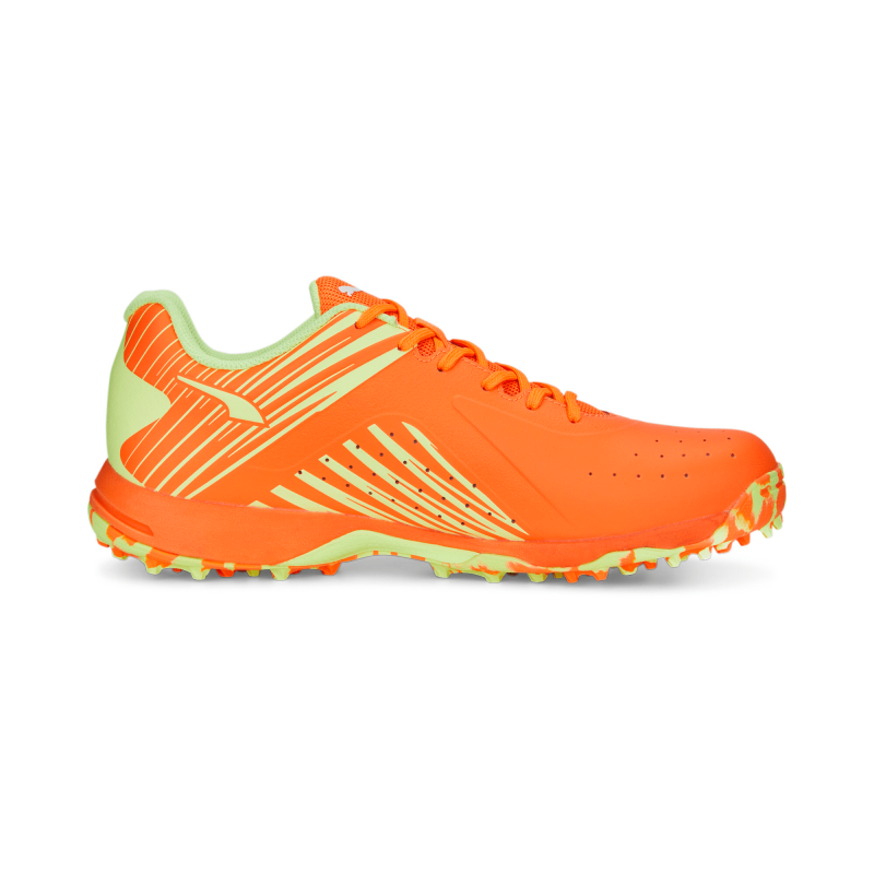 Puma x one8 22 FH Rubber Unisex Cricket Shoes - Ultra Orange-Fast Yellow Puma x one8 22 FH Rubber Unisex Cricket Shoes - Ultra Orange-Fast Yellow