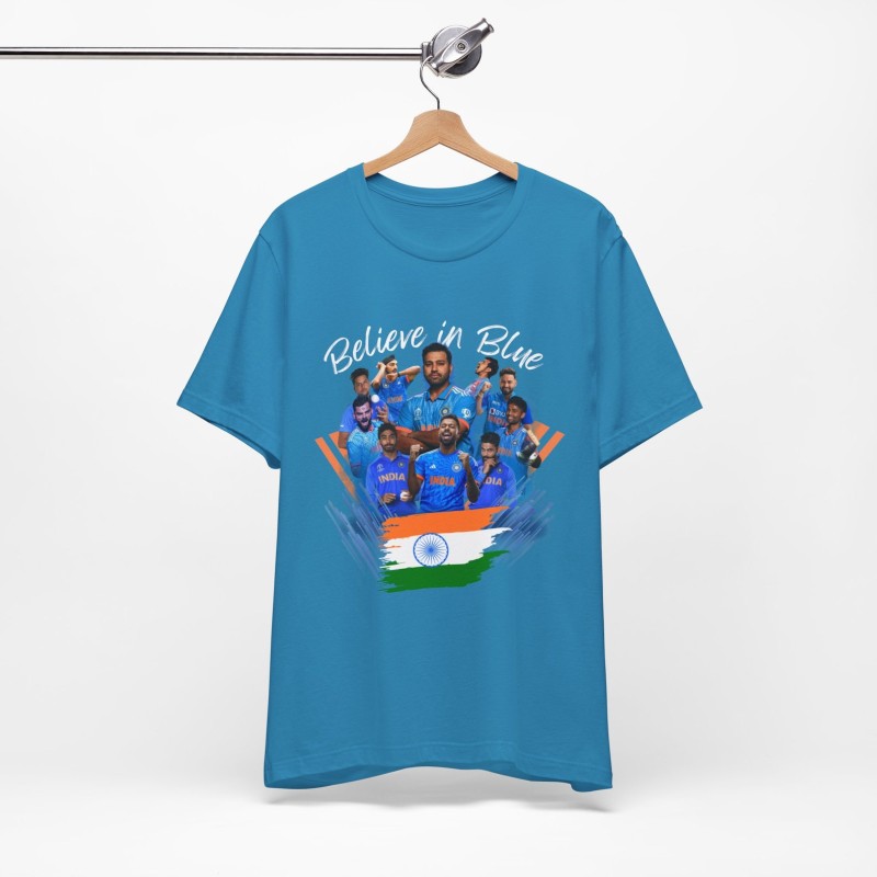 Team India Cricket T-shirt l T20 world cup l Indian Cricket team l Cricket fan l Cricket lover l Unisex Jersey 