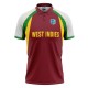 West Indies T20 World Cup 2007 Half Sleeves Cricket Fan Jersey - 100% Dryfit Polyester - With Name Personalization West Indies T20 World Cup 2007 Half Sleeves Cricket Fan Jersey - 100% Dryfit Polyester - With Name Personalization