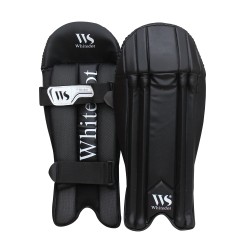Whitedot Albatross Black Wicket Keeping Pads