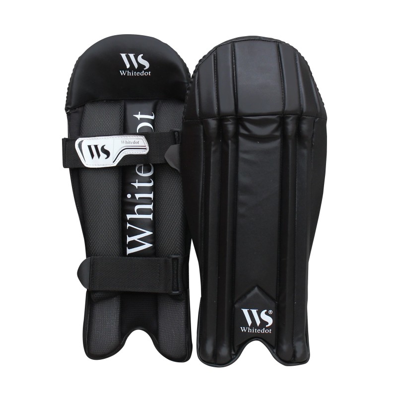 Whitedot Albatross Black Wicket Keeping Pads Whitedot Albatross Black Wicket Keeping Pads