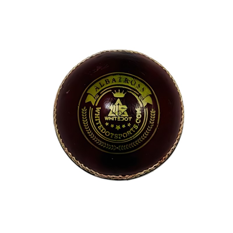 Whitedot Albatross Red Cricket Leather Ball - 40 Over - Pack of 6 Whitedot Albatross Red Cricket Leather Ball - 40 Over - Pack of 6