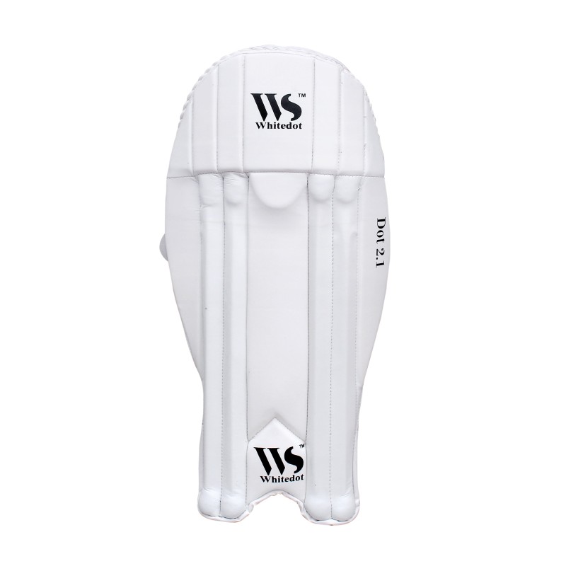Whitedot Albatross White Wicket Keeping Pads Whitedot Albatross White Wicket Keeping Pads