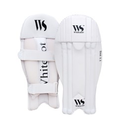 Whitedot Albatross White Wicket Keeping Pads