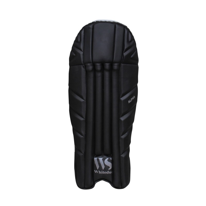 Whitedot Alpha Players Black Wicket Keeping Pads