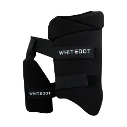 Whitedot Black Combo Cricket Thigh Guard