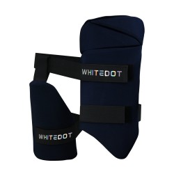 Whitedot Blue Combo Cricket Thigh Guard