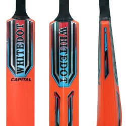 Whitedot Capital Orange Heavy Duty Plastic Cricket Bat for Heavy and Light Tennis Ball Whitedot Capital Orange Heavy Duty Plastic Cricket Bat for Heavy and Light Tennis Ball