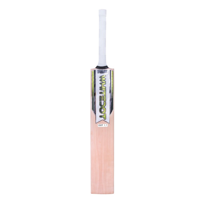 Whitedot Dot 1.1 Single Blade Scoop Kashmir Willow Bat - For Light Tennis Ball - Weight Approx. 1000-1100 Gram Whitedot Dot 1.1 Single Blade Scoop Kashmir Willow Bat - For Light Tennis Ball - Weight Approx. 1000-1100 Gram