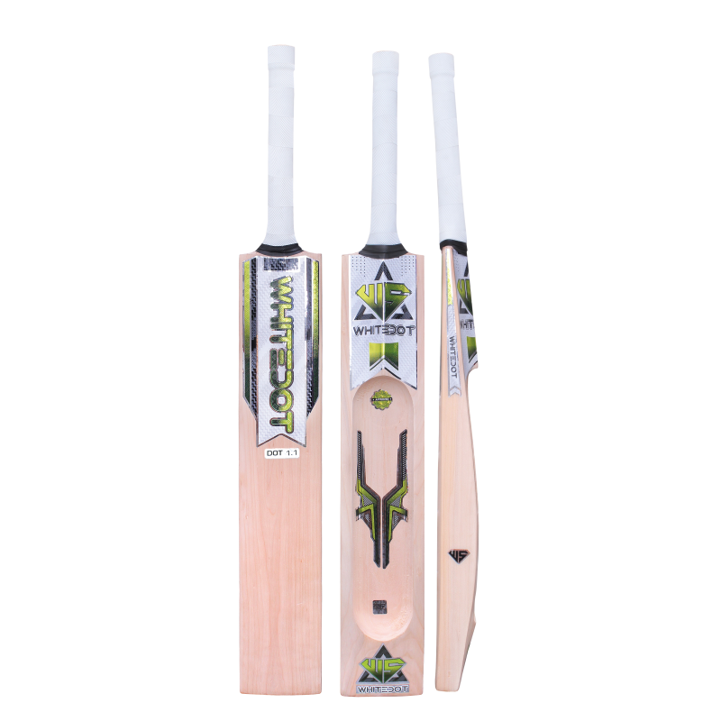 Whitedot Dot 1.1 Single Blade Scoop Kashmir Willow Bat - For Light Tennis Ball - Weight Approx. 1000-1100 Gram Whitedot Dot 1.1 Single Blade Scoop Kashmir Willow Bat - For Light Tennis Ball - Weight Approx. 1000-1100 Gram
