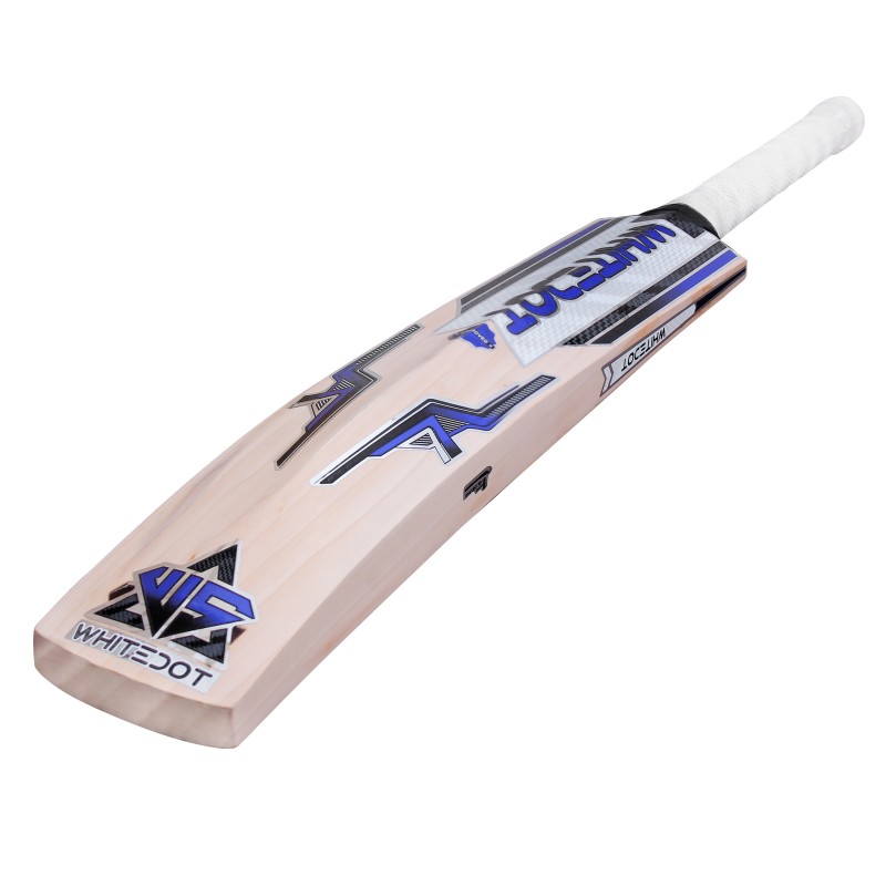 Whitedot Dot 3.1 Blue Kashmir Willow Cricket Bat - Grade 1 Whitedot Dot 3.1 Blue Kashmir Willow Cricket Bat - Grade 1