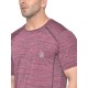 Whitedot FlexFit Round Neck Regular Dry Fit Gym Sports T-Shirt - Magenta Whitedot FlexFit Round Neck Regular Dry Fit Gym Sports T-Shirt - Magenta
