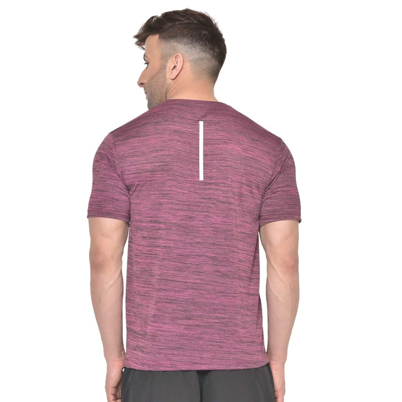 Whitedot FlexFit Round Neck Regular Dry Fit Gym Sports T-Shirt - Magenta Whitedot FlexFit Round Neck Regular Dry Fit Gym Sports T-Shirt - Magenta