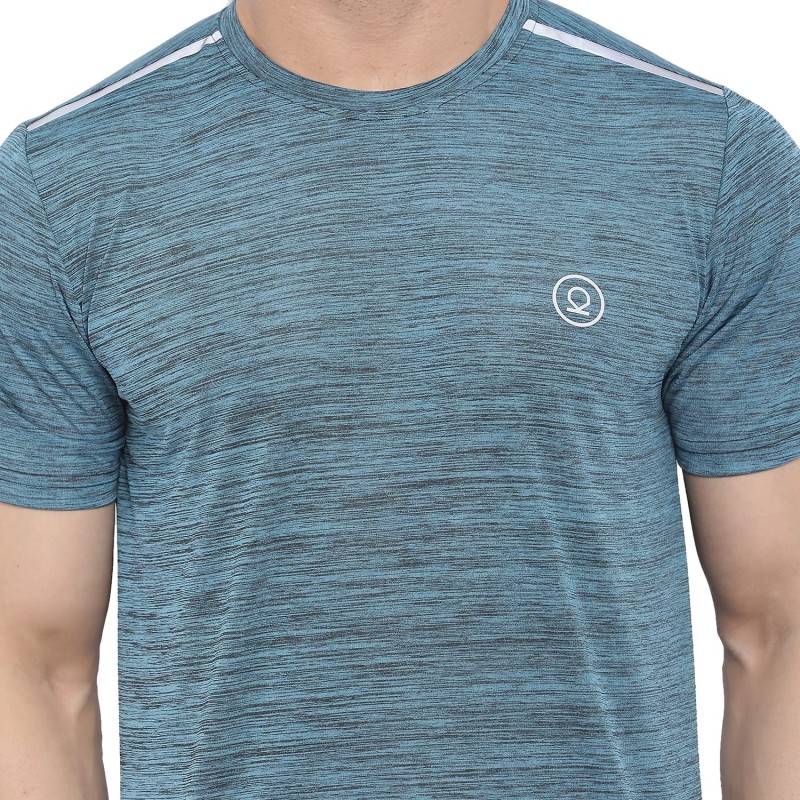 Whitedot FlexFit Round Neck Regular Dry Fit Gym Sports T-Shirt - Sea Green Whitedot FlexFit Round Neck Regular Dry Fit Gym Sports T-Shirt - Sea Green