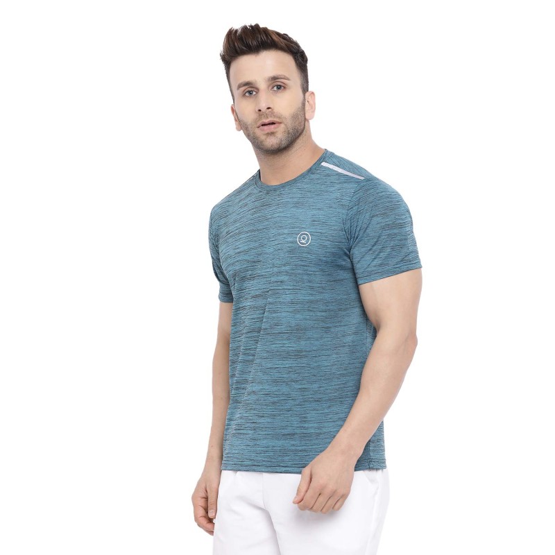 Whitedot FlexFit Round Neck Regular Dry Fit Gym Sports T-Shirt - Sea Green Whitedot FlexFit Round Neck Regular Dry Fit Gym Sports T-Shirt - Sea Green