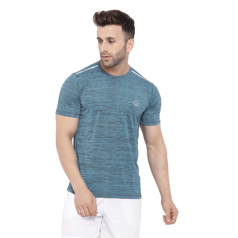 Whitedot FlexFit Round Neck Regular Dry Fit Gym Sports T-Shirt - Sea Green Whitedot FlexFit Round Neck Regular Dry Fit Gym Sports T-Shirt - Sea Green