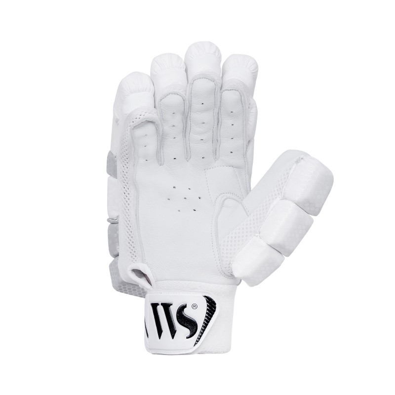 Whitedot Griffin White Cricket Batting Gloves Whitedot Griffin White Cricket Batting Gloves