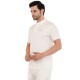 Whitedot Hexa Quick Dry Cricket White Polo T-Shirt - Off White