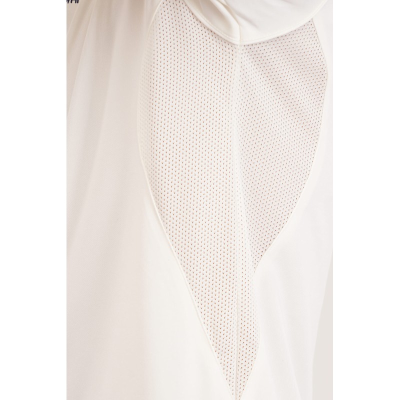 Whitedot Hexa Quick Dry Cricket White Polo T-Shirt - Off White