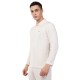 Whitedot Novelty Quick Dry Cricket Polo T-Shirt - Full Sleeves - Off White